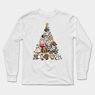 Christmas Cute Dog Loving Holidays Long Sleeve T-Shirt